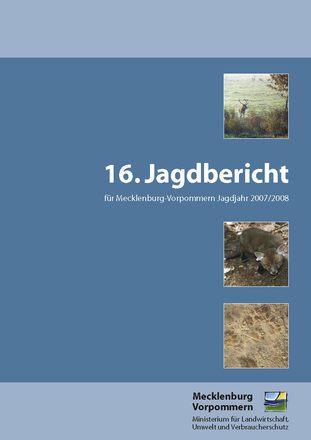 Titel Jagdbericht für M-V (Jagdjahr 2007/2008)